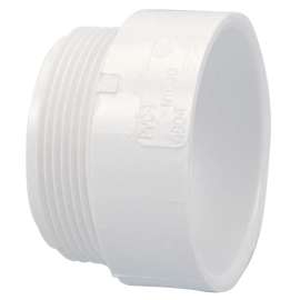 4804 2 in. x 2 in. Male Adapter H x MIPT - PVC DWV (Order in Multiples of 100), K030700