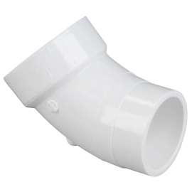 4806-2 8 in. x 8 in. 45° Street Elbow Spg x H - PVC DWV (Order in Multiples of 3), K044450