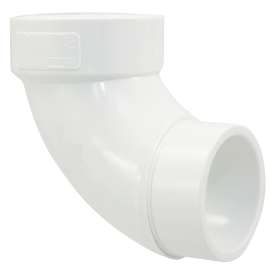 4807-2 4 in. x 4 in. 90° Street Elbow Spg x H - PVC DWV (Order in Multiples of 10), K058300