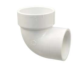 4807-2-V 1-1/2 in. x 1-1/2 in. 90° Street Vent Elbow Spg x H - PVC DWV (Order in Multiples of 50), K057400