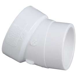 4808-2 1-1/2 in. x 1-1/2 in. 22-1/2° Street Elbow Spg x H - PVC DWV (Order in Multiples of 50), K079550