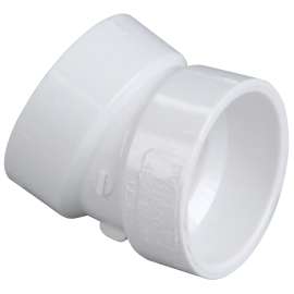 4808 4 in. x 4 in. 22-1/2° Elbow H x H - PVC DWV (Order in Multiples of 10), K079450