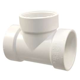 4811-14-V 1-1/2 in. x 1-1/2 in. x 1-1/2 in. Test Tee H x H x FIPT - PVC DWV (Order in Multiples of 50), K113030