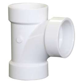 4811 3 in. x 3 in. x 2 in. Sanitary Tee H x H x H - PVC DWV (Order in Multiples of 20), K098800