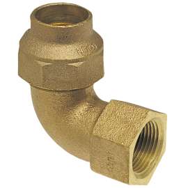 507-3 1/2 in. Flared 90° Elbow FL x F - Cast (Order in Multiples of 100), 6049550