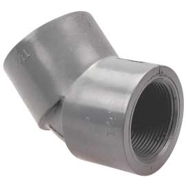 5106-3-3 2-1/2 in. x 2-1/2 in. Thread 45° Elbow FPT x FPT - Corzan® CPVC Schedule 80, CB04750