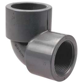 5107-3 1/2 in. x 1/2 in. Socket x Thread 90° Elbow S x FPT - Corzan® CPVC Schedule 80, CB06355