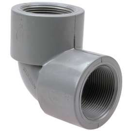 5107-3-3 2-1/2 in. x 2-1/2 in. Thread 90° Elbow FPT x FPT - Corzan® CPVC Schedule 80, CB06250