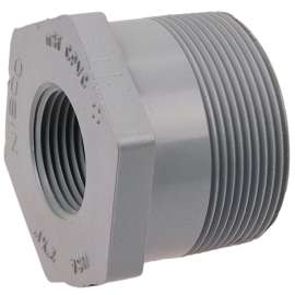 5118-3-4 4 in. x 3 in. Flush Thread Reducer Bushing MPT x FPT - Corzan® CPVC Schedule 80, CB14200