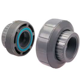 5133-E-3-3 1 in. EPDM Threaded Union FPT x FPT - Corzan® CPVC Schedule 80, CB18405