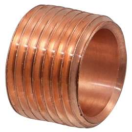 604-F 1/2 in. x 1/2 in. Flush Adapter C x M - Wrot (Order in Multiples of 100), 9036000