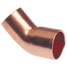 606-2 3/4 in. x 3/4 in. 45° Fitting Elbow Ftg x C - Wrot (Order in Multiples of 25), 9046300
