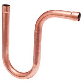 698 1 in. Suction Line P-Trap C x C - Wrot, 9800050