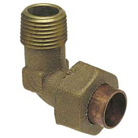 707-4-6 1/2 in. x 1/2 in. 90° Union Elbow C x M - Cast, B072800