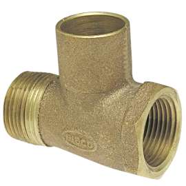 710-3-4 3/4 in. x 3/4 in. x 3/4 in. Tee M x F x C - Cast (Order in Multiples of 10), B092000