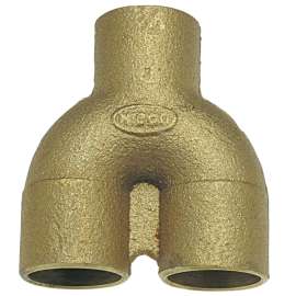 711-A 1/2 in. x 1/2 in. x 1/2 in. Supply and Return Tee C x C x C - Cast, B138000
