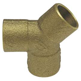 748 1/2 in. 90° Wye C x C x C - Cast (Order in Multiples of 25), B340300