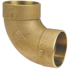 807-4 1-1/2 in. DWV 90° Elbow C x C - Cast (Order in Multiples of 10), E065550