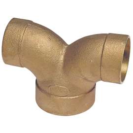 837 1-1/2 in. x 1-1/2 in. x 1-1/2 in. DWV 90° Double Elbow C x C x C - Cast, E285300