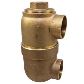 891 1-1/2 in. x 3 in. x 6 in. 3 x 6 DWV Swivel Drum Trap C x C x Cleanout w/Plug - Cast, E595250