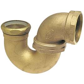 892-3 2 in. x 2 in. DWV P-Trap with Union Joint F x SJ - Cast, E601150