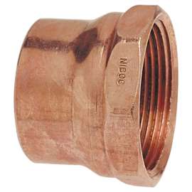 903 1-1/2 in. x 1-1/2 in. DWV Adapter C x F - Wrot (Order in Multiples of 10), H024500