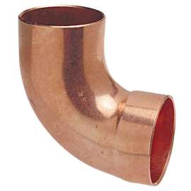 907-2 1-1/2 in. x 1-1/2 in. DWV 90° Fitting Elbow Ftg x C - Wrot (Order in Multiples of 10), H058050