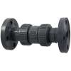 F45BCE 1 in. Ball Check Valve - Flanged, True Union, PVC Schedule 80, EPDM, MA819AA