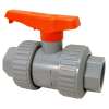 S51TBVBBV 3 in. Bleach Ball Valve - Model C, Socket, Tru-Bloc® True Union, Vented Ball, Corzan® CPVC Schedule 80, FKM, MB597AF