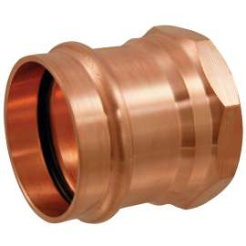 PC603 1-1/4 in. x 1/2 in. Adapter P x F - Wrot Copper, 9025565PC