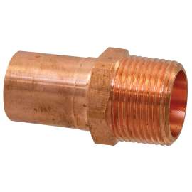 PC604-2 1-1/4 in. x 1-1/4 in. Extended Adapter FTG x M - Wrot Copper, 9034404PC