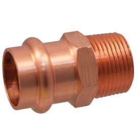 PC604 1-1/2 in. x 2 in. Adapter P x M - Wrot Copper, 9030755PC