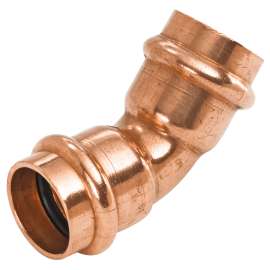 PC606 2 in. 45° Elbow P x P - Wrot Copper, 9043305PC