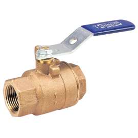 T-580-70-LL 2-1/2 in. Two-Piece Bronze Ball Valve - Conventional Port, Threaded, NL950LE