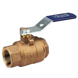 T58570EMLL 1/4 in. Two-Piece Bronze Ball Valve - Full Port, Threaded, NL950F4
