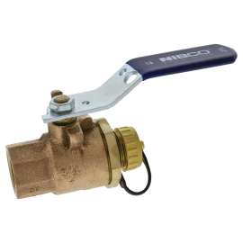 T-585-70-HC 1/2 in. Two-Piece Bronze Ball Valve - Threaded and Hose Connections, NLZ95806