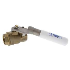 T58580LFSR 1/4 in. Two-Piece Bronze Ball Valve - Lead Free - Full Port, Threaded, Spring Return Handle, NL95Z04