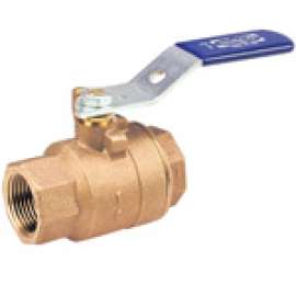 T58070 3 THRD BALL CONV PT BRZ, Two-Piece Bronze Ball Valve - Conventional Port, Threaded, T-580-70
