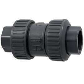 U45BCV 2 in. Ball Check Valve - Universal Ends, True Union, PVC Schedule 80, FKM, MA801UD