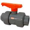 S45TBVBBV 3 in. Bleach Ball Valve - Model C, Socket, Tru-Bloc® True Union, Vented Ball, PVC Schedule 80, FKM, MA597AF