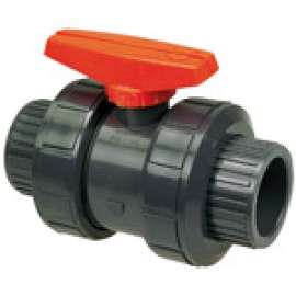 S45TBV 6 in. Ball Valve - Model C, Socket, Tru-Bloc® True Union, PVC Schedule 80, FKM, MA599AK