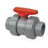 T51TBV 3 in. Ball Valve - Model C, Threaded, Tru-Bloc® True Union, Corzan® CPVC Schedule 80, FKM, MB598AF