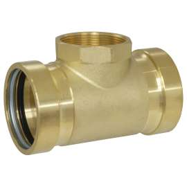 PC612XLC 4 in. x 4 in. x 2 in. Pro-Connect Press - XLC Brass Tees, 912240XLC