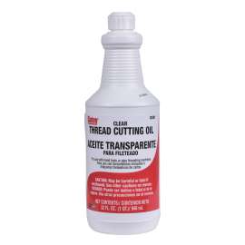 16 oz. Clear Cutting Oil (Hand Threading)