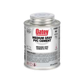 32 oz. PVC Medium Gray Cement