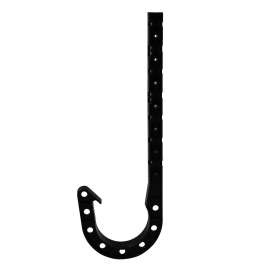 4" x 7-1/2" DWV J-Hook - White (4 In Polybag)