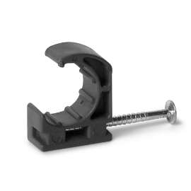 3/4" Half Clamp w/ barbed nail (100 in polybag)