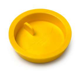 4" Knock-Out Test Cap w/Barcode