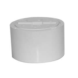 Cleanout 3in or 4in PVC Snap-In All Plastic Assembly