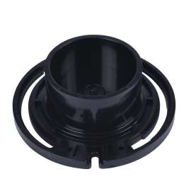 3" or 4" PVC closet flange w/plastic ring, long mounting slots 